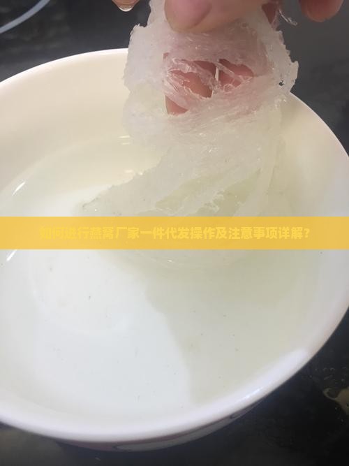 如何进行燕窝厂家一件代发操作及注意事项详解？