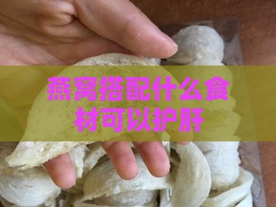 燕窝搭配什么食材可以护肝