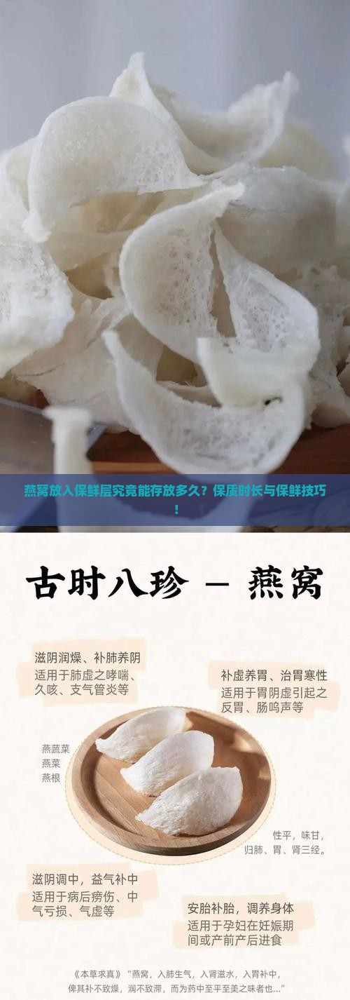 燕窝放入保鲜层究竟能存放多久？保质时长与保鲜技巧！