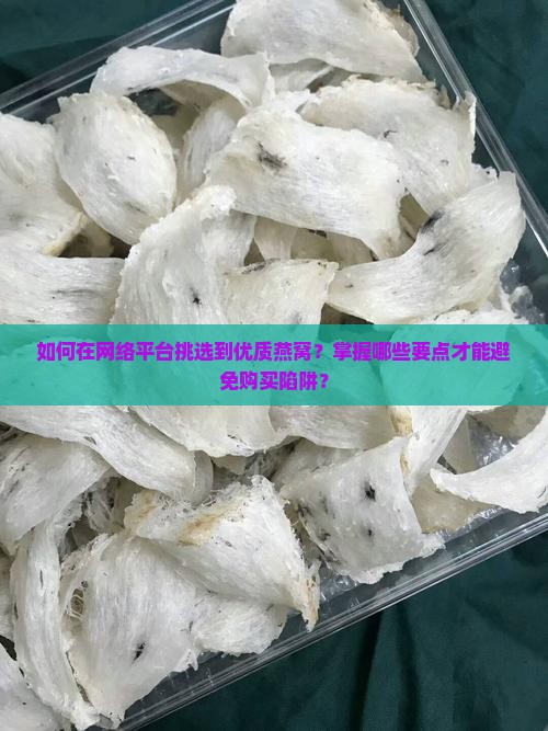如何在网络平台挑选到优质燕窝？掌握哪些要点才能避免购买陷阱？