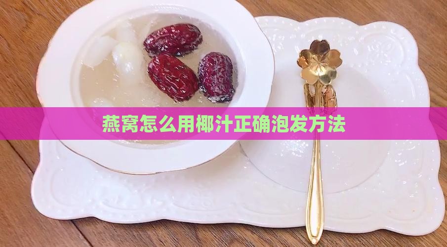 燕窝怎么用椰汁正确泡发方法