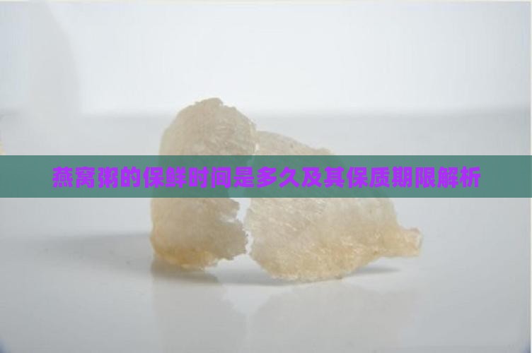 燕窝粥的保鲜时间是多久及其保质期限解析