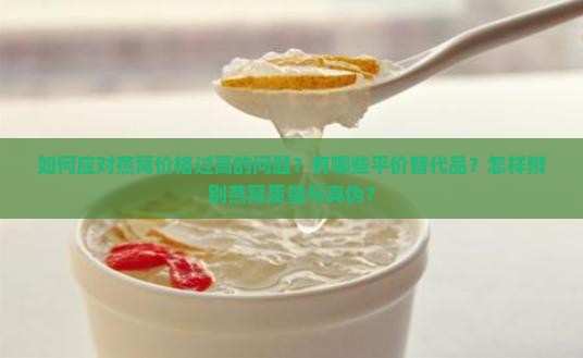 如何应对燕窝价格过高的问题？有哪些平价替代品？怎样辨别燕窝质量与真伪？