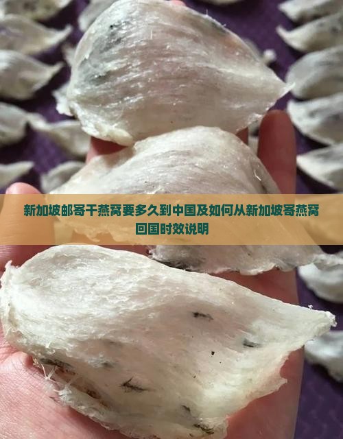 新加坡邮寄干燕窝要多久到中国及如何从新加坡寄燕窝回国时效说明