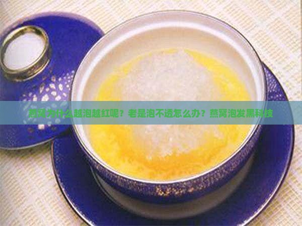 燕窝为什么越泡越红呢？老是泡不透怎么办？燕窝泡发黑科技