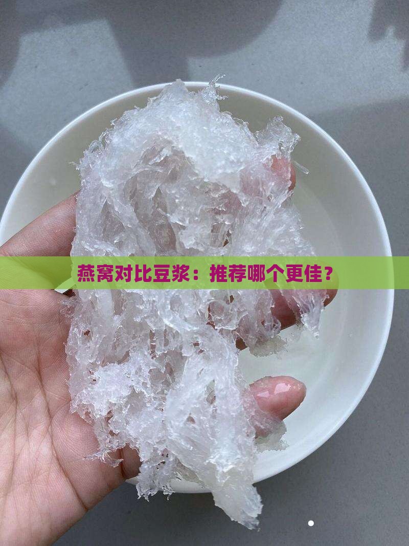 燕窝对比豆浆：推荐哪个更佳？