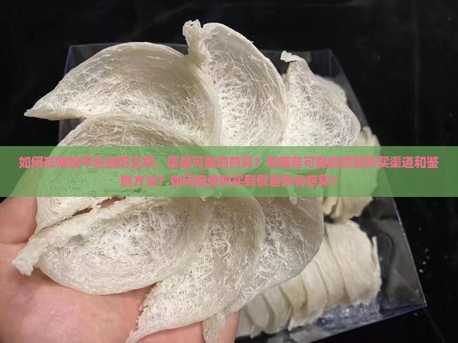 如何在网络平台选购正宗、质量可靠的燕窝？有哪些可靠的燕窝购买渠道和鉴别方法？如何避免购买到假冒伪劣燕窝？