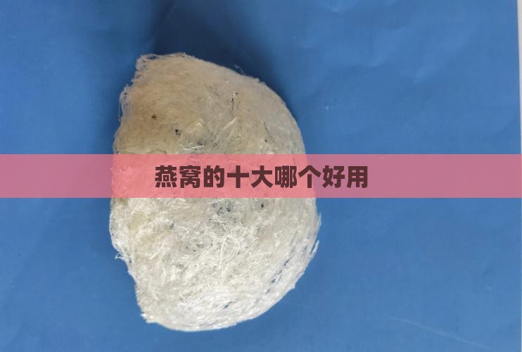 燕窝的十大哪个好用