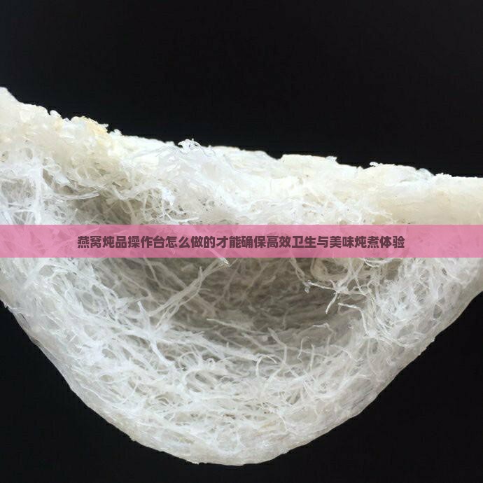 燕窝炖品操作台怎么做的才能确保高效卫生与美味炖煮体验