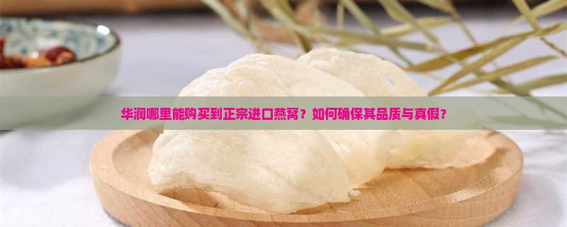 华润哪里能购买到正宗进口燕窝？如何确保其品质与真假？