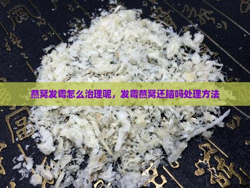 燕窝发霉怎么治理呢，发霉燕窝还脑吗处理方法