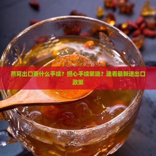 燕窝出口要什么手续？担心手续繁琐？速看最新进出口政策