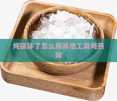 炖锅坏了怎么用其他工具炖燕窝