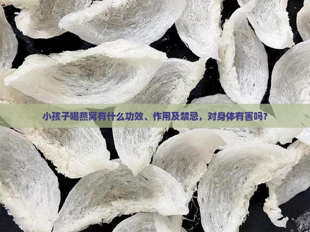 小孩子喝燕窝有什么功效、作用及禁忌，对身体有害吗？