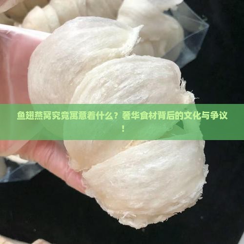 鱼翅燕窝究竟寓意着什么？奢华食材背后的文化与争议！