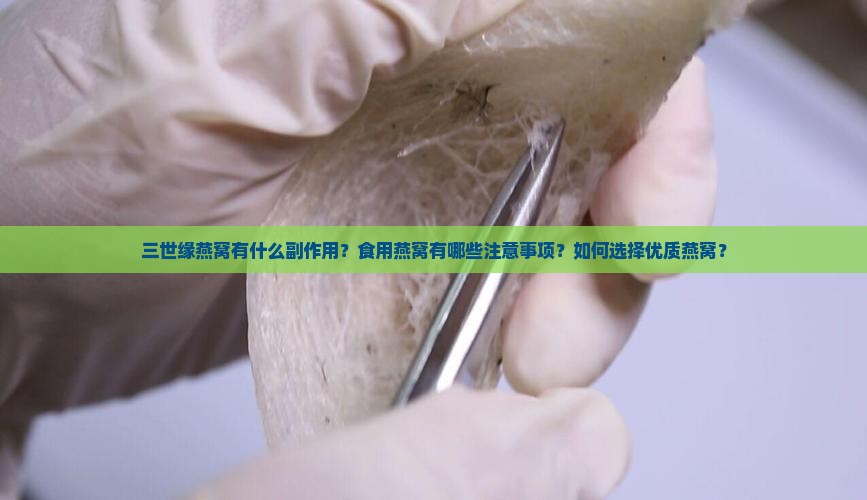 三世缘燕窝有什么副作用？食用燕窝有哪些注意事项？如何选择优质燕窝？
