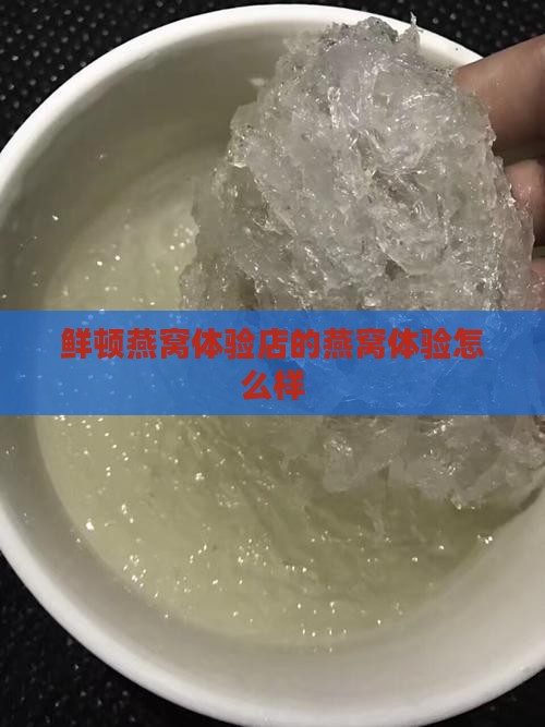 鲜顿燕窝体验店的燕窝体验怎么样