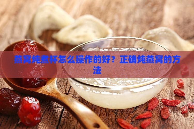 燕窝炖煮杯怎么操作的好？正确炖燕窝的方法