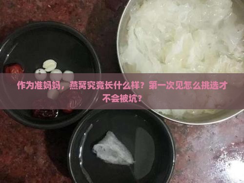 作为准妈妈，燕窝究竟长什么样？第一次见怎么挑选才不会被坑？