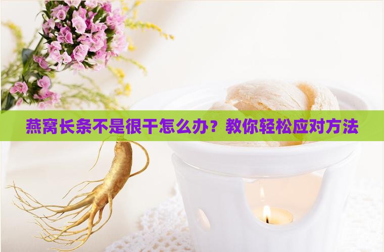 燕窝长条不是很干怎么办？教你轻松应对方法
