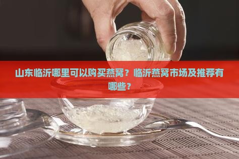 山东临沂哪里可以购买燕窝？临沂燕窝市场及推荐有哪些？