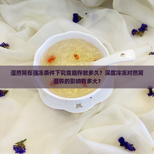 湿燕窝在强冻条件下究竟能存放多久？深度冷冻对燕窝营养的影响有多大？