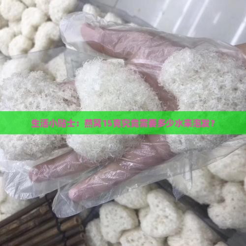 生活小贴士：燕窝15克究竟需要多少水来泡发？
