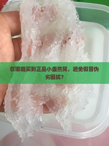 在哪能买到正品小盏燕窝，避免假冒伪劣困扰？