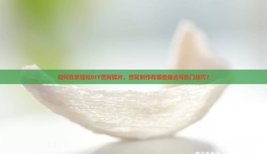 如何在家轻松DIY燕窝碎片，燕窝制作有哪些痛点与热门技巧？