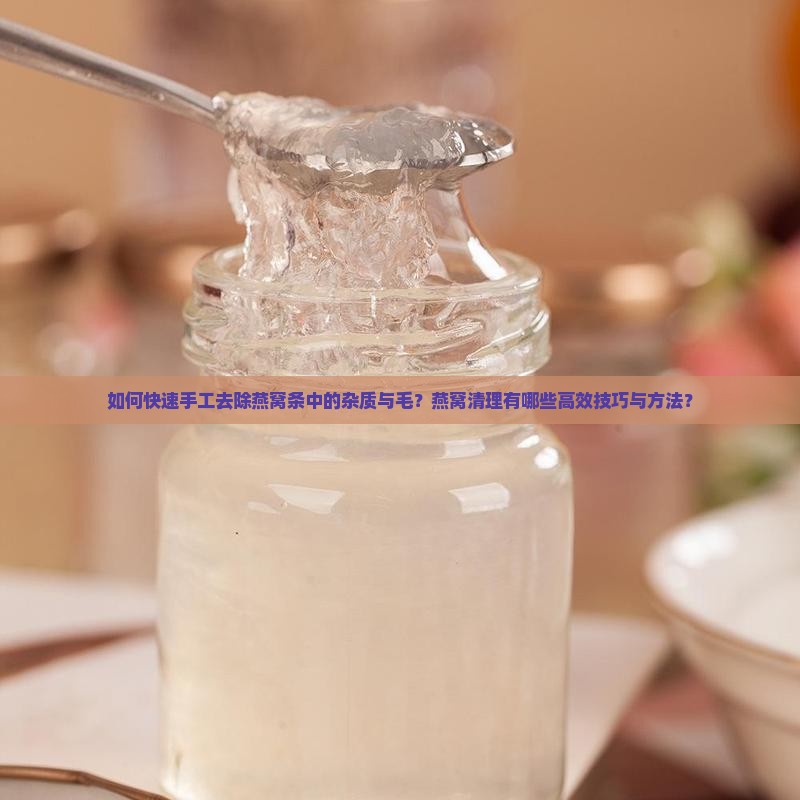 如何快速手工去除燕窝条中的杂质与毛？燕窝清理有哪些高效技巧与方法？