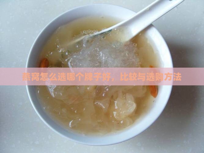 燕窝怎么选哪个牌子好，比较与选购方法