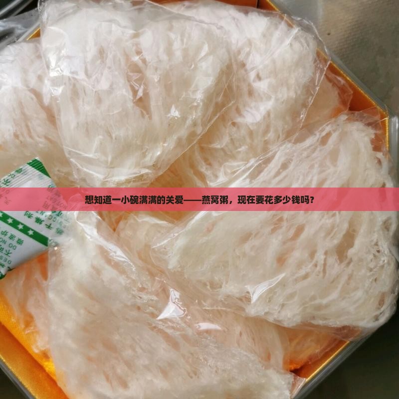 想知道一小碗满满的关爱——燕窝粥，现在要花多少钱吗？