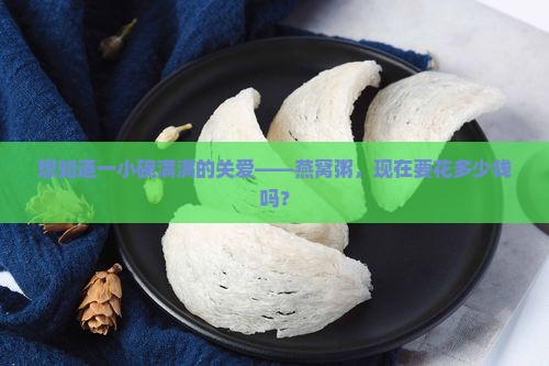 想知道一小碗满满的关爱——燕窝粥，现在要花多少钱吗？
