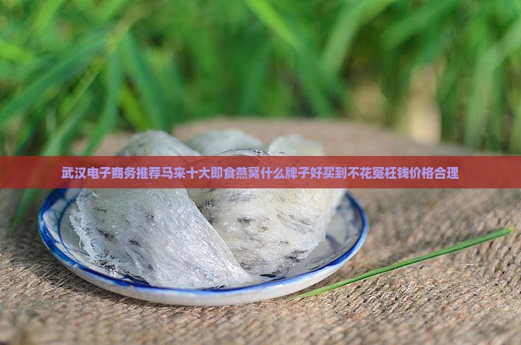 武汉电子商务推荐马来十大即食燕窝什么牌子好买到不花冤枉钱价格合理