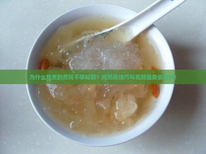 为什么炖煮的燕窝不够粘稠？炖燕窝技巧与高颜值美食攻略！