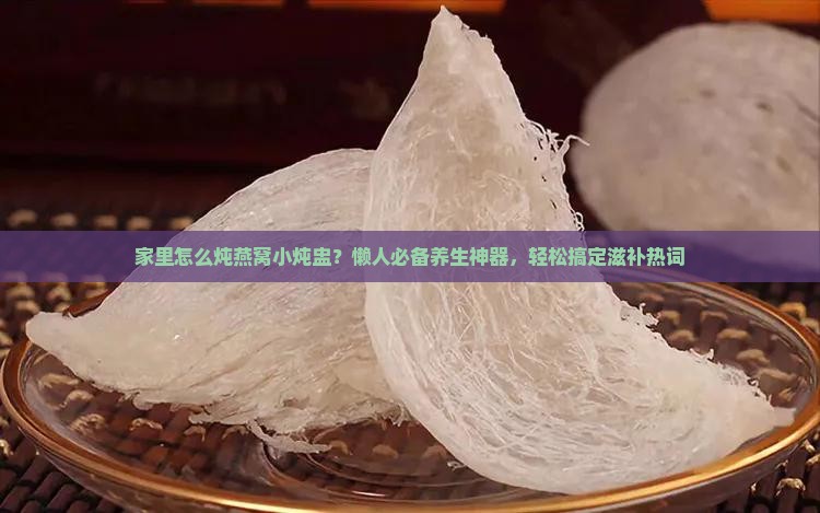 家里怎么炖燕窝小炖盅？懒人必备养生神器，轻松搞定滋补热词