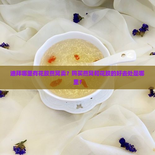 迪拜哪里有花胶燕窝卖？购买燕窝和花胶的好去处是哪里？