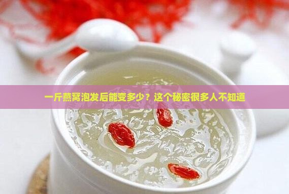 一斤燕窝泡发后能变多少？这个秘密很多人不知道