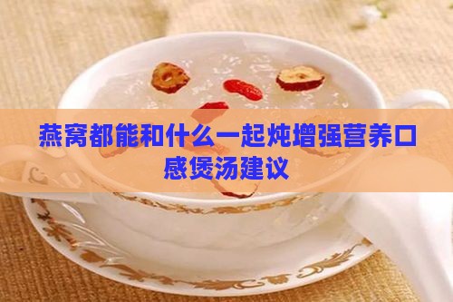 燕窝都能和什么一起炖增强营养口感煲汤建议