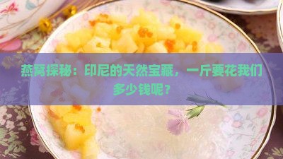 燕窝探秘：印尼的天然宝藏，一斤要花我们多少钱呢？