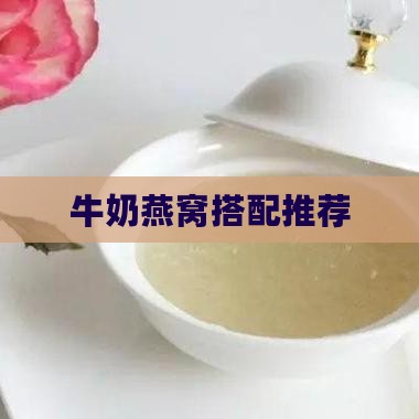 牛奶燕窝搭配推荐