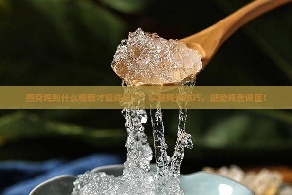 燕窝炖到什么程度才算炖透了？掌握炖煮技巧，避免炖煮误区！