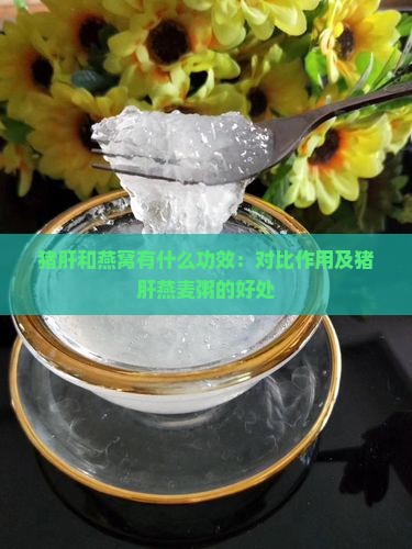 猪肝和燕窝有什么功效：对比作用及猪肝燕麦粥的好处