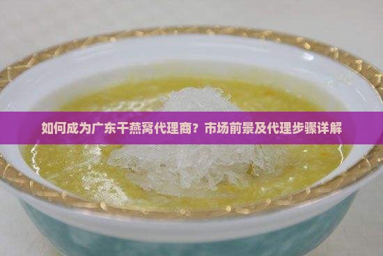 如何成为广东干燕窝代理商？市场前景及代理步骤详解