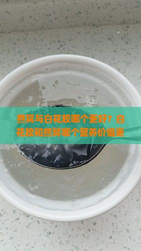 燕窝与白花胶哪个更好？白花胶和燕窝哪个营养价值更高、功效更好、更能补充胶原蛋白