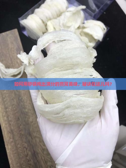 如何用砂锅炖出满分的燕窝美味，秘诀在这儿吗？