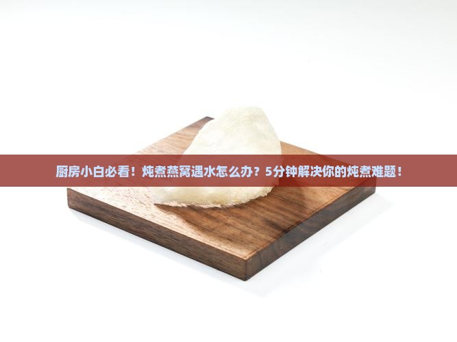 厨房小白必看！炖煮燕窝遇水怎么办？5分钟解决你的炖煮难题！
