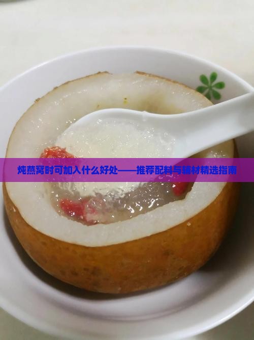 炖燕窝时可加入什么好处——推荐配料与辅材精选指南