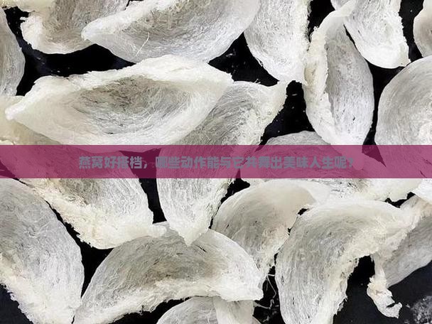 燕窝好搭档，哪些动作能与它共舞出美味人生呢？