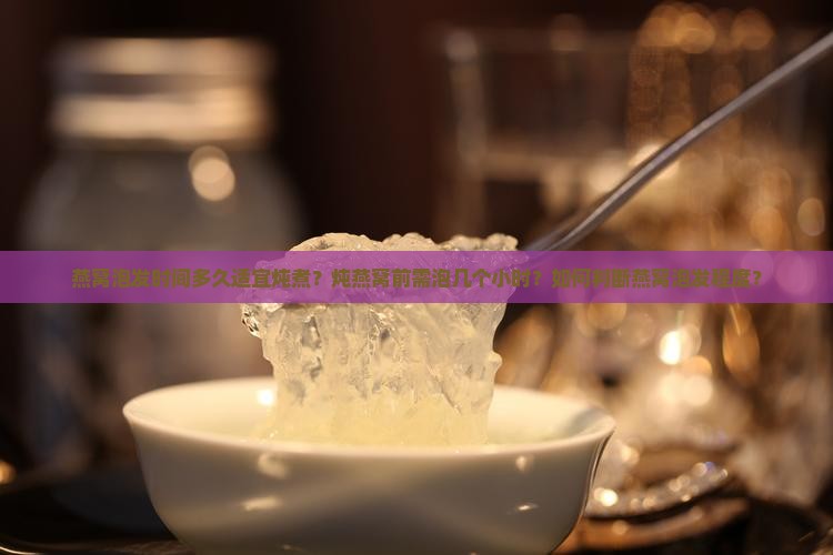 燕窝泡发时间多久适宜炖煮？炖燕窝前需泡几个小时？如何判断燕窝泡发程度？